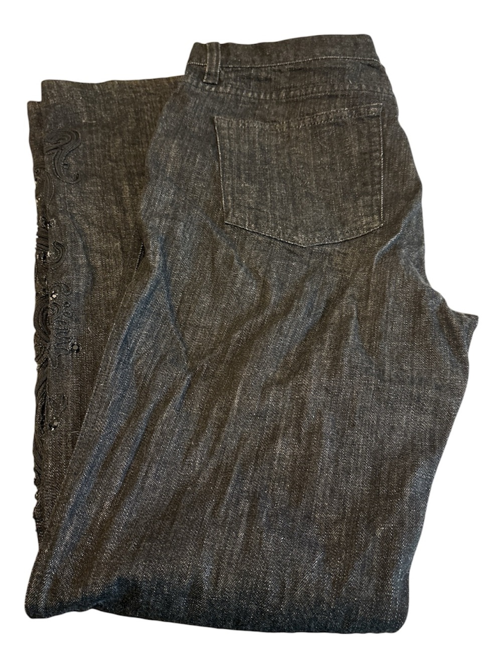 Lauren Jeans Company vintage embellished jeans classic straight fit Size 8